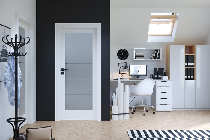 Skrzydło PORTA VERTE HOME Model B.5 / Biały