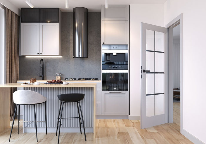 Skrzydło PORTA VERTE HOME Model B.5 / Biały