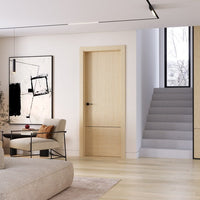 Skrzydło PORTA NATURA VERDINO Model V.1 z intarsją / Dąb Bianco