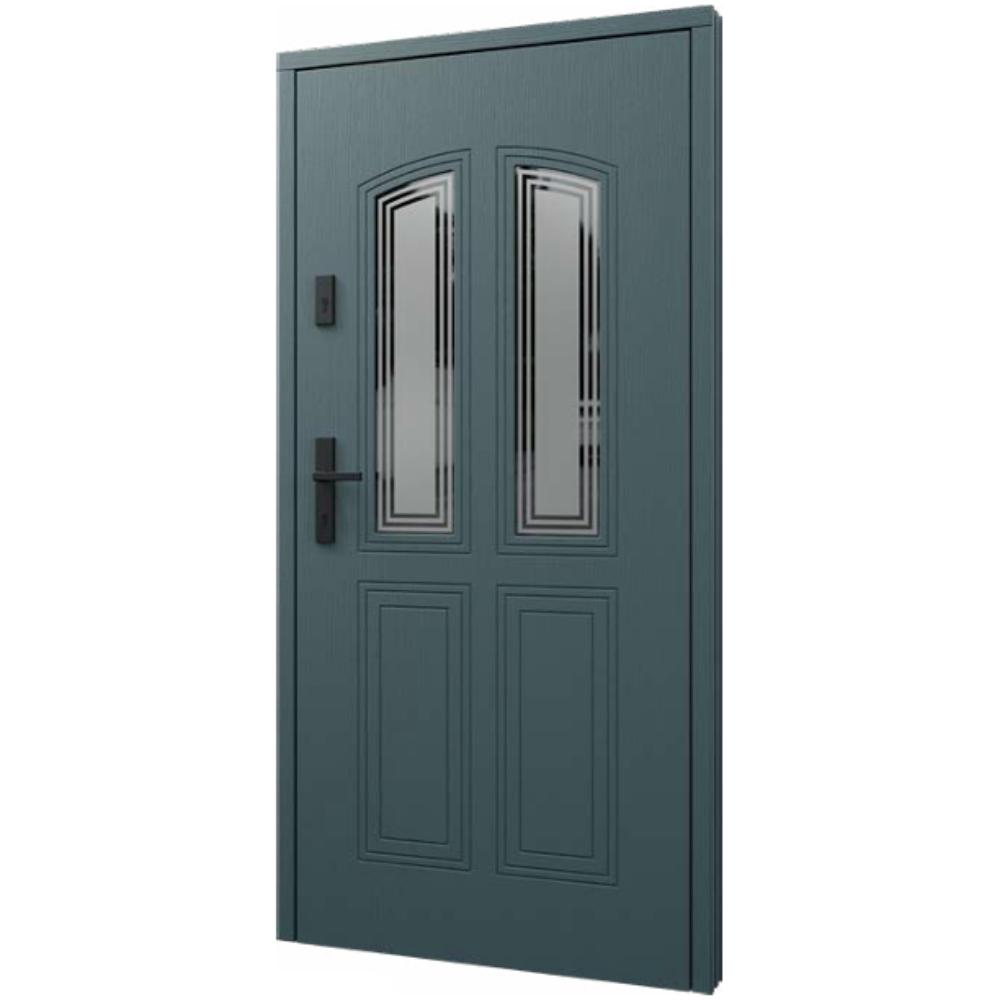 Drzwi ERKADO DREWNIANE CLASSIC Model P212 / RAL 7016