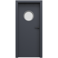 Skrzydło PORTA CPL Model 1.1 z bulajem / Antracyt