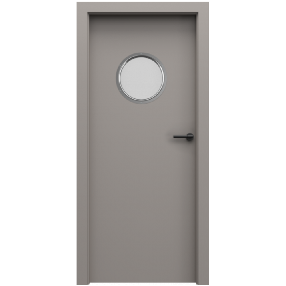 Skrzydło PORTA CPL Model 1.1 z bulajem / Szary Piaskowy