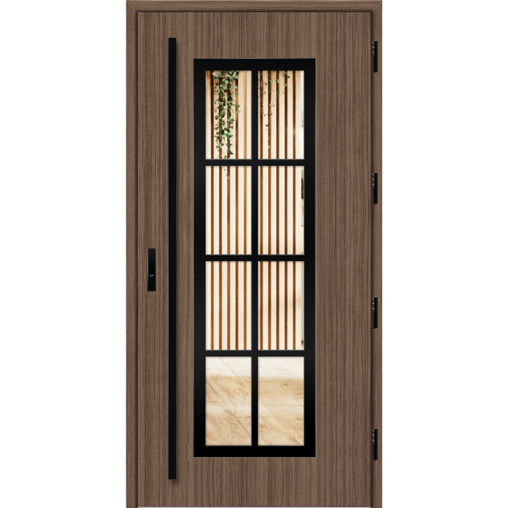 Drzwi ERKADO EBERN Model 5 / Dąb Średni Brąz / Pakiet THERMO HOT 88