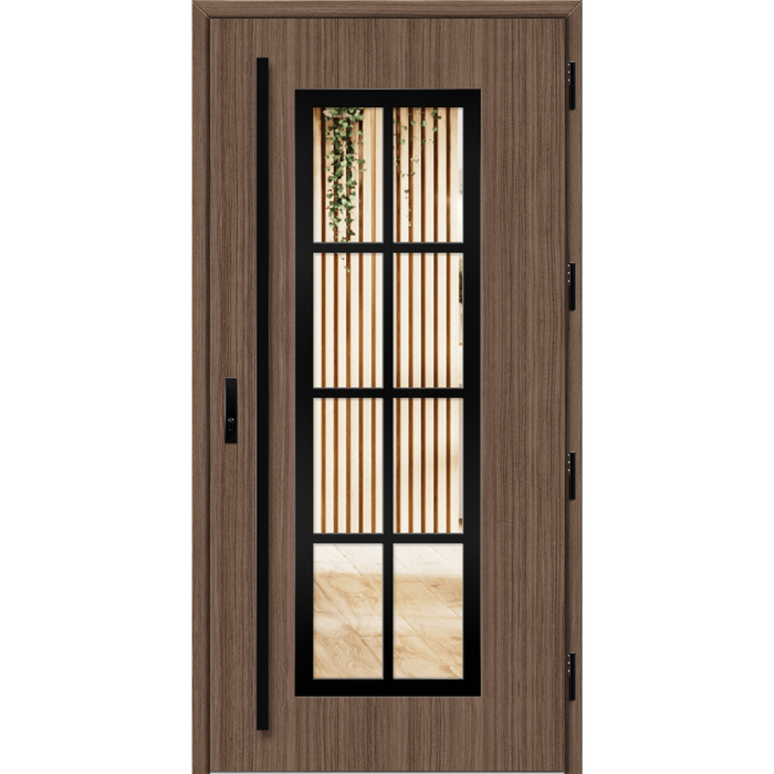 Drzwi ERKADO EBERN Model 5 / Dąb Średni Brąz / Pakiet THERMO HOT 88