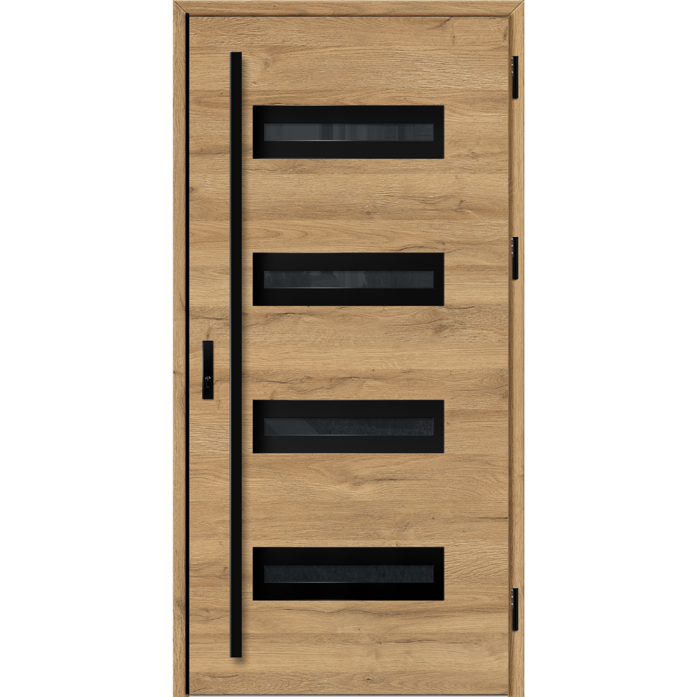 Drzwi ERKADO KREBEN Model 2 / Dąb Naturalny / Pakiet THERMO HOT  88