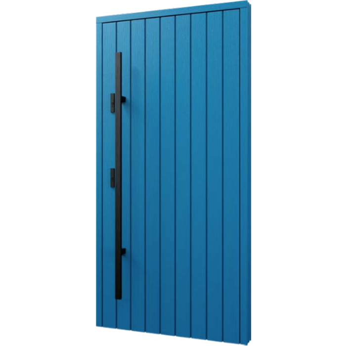 Drzwi ERKADO DREWNIANE LAMELLO Model P231 / RAL 5019 (CAPRI BLUE)
