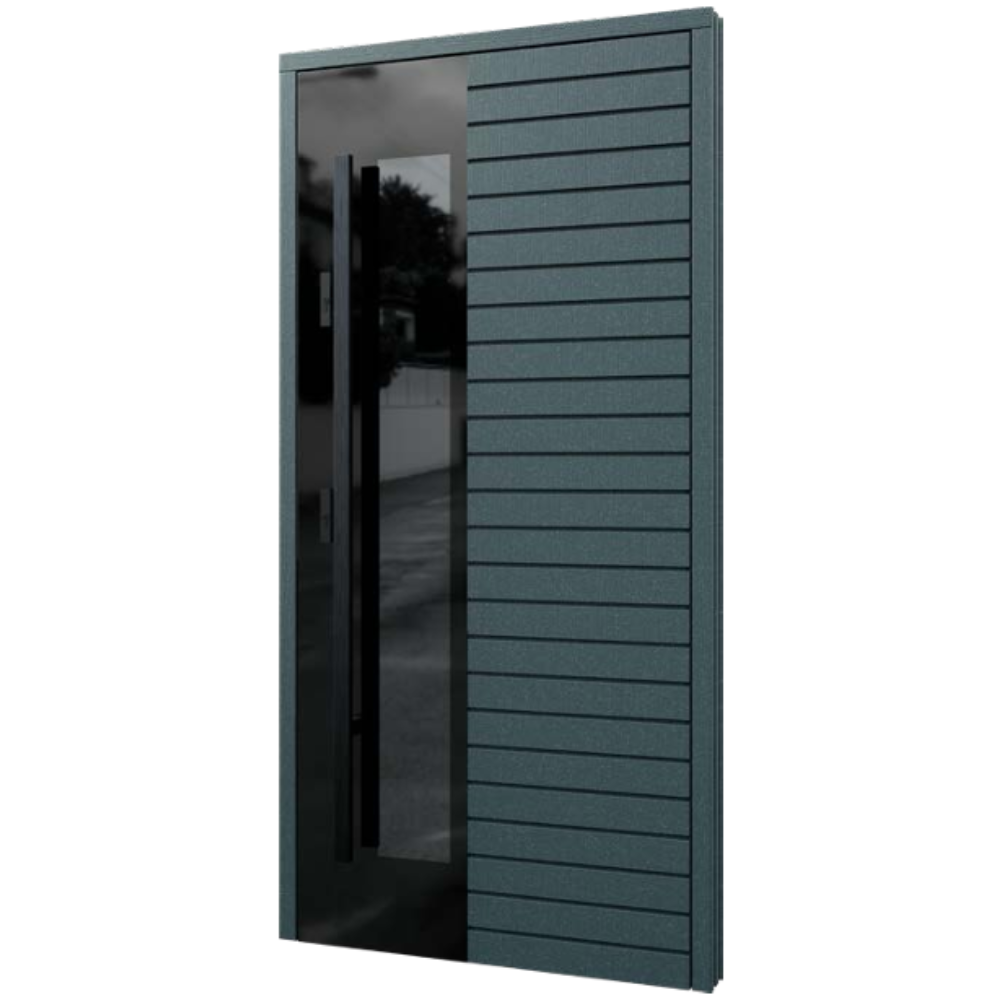 Drzwi ERKADO DREWNIANE LAMELLO Model P242 / Antracyt Quartz