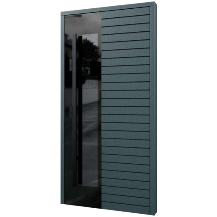 Drzwi ERKADO DREWNIANE LAMELLO Model P242 / Antracyt Quartz