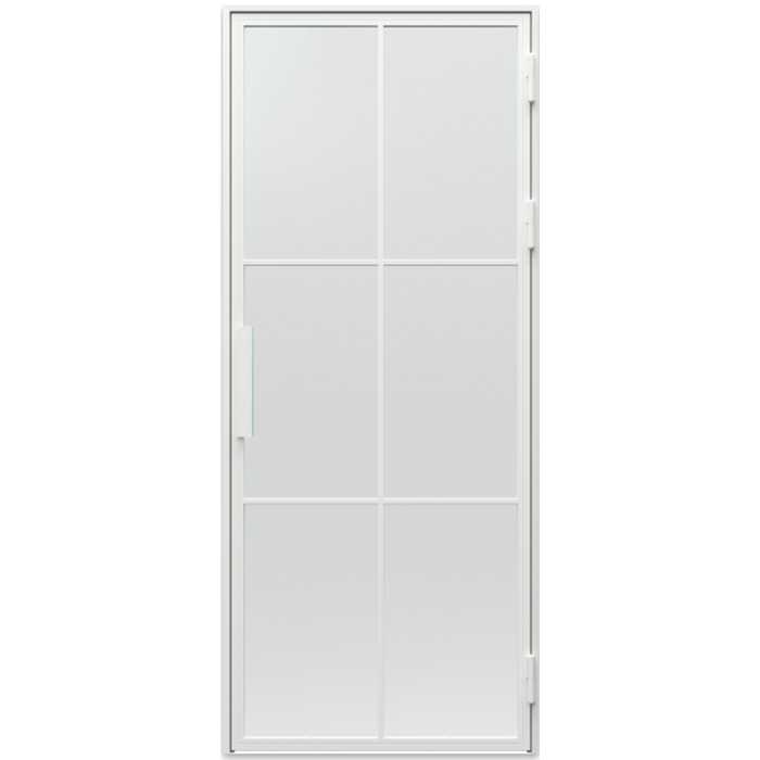 Skrzydło PORTA LOFT STALOWE Model 1 / Biały