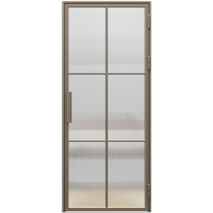 Skrzydło PORTA LOFT STALOWE Model 1 / Szampański