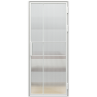 Skrzydło PORTA LOFT STALOWE Model 4 / Biały