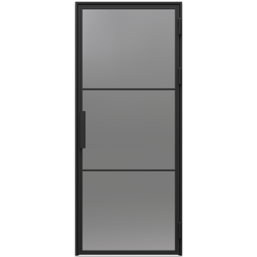 Skrzydło PORTA LOFT STALOWE Model 2 / Czarny struktura
