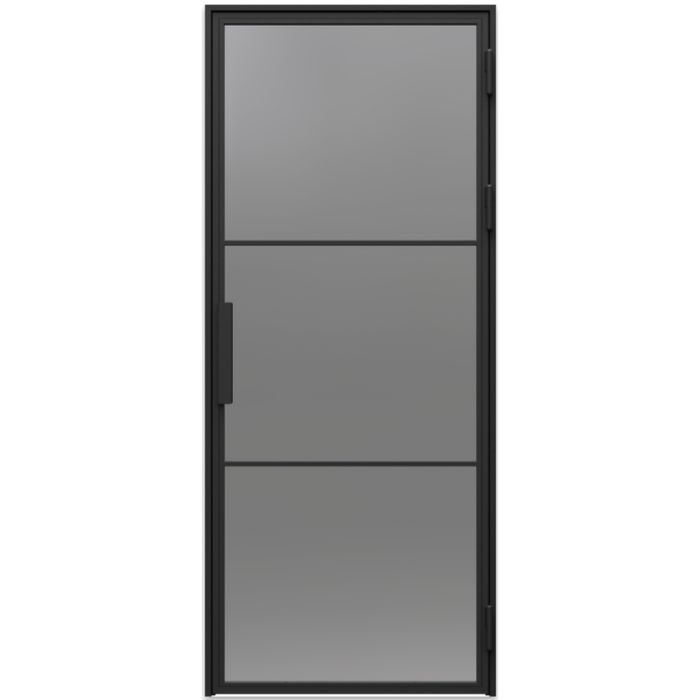 Skrzydło PORTA LOFT STALOWE Model 2 / Czarny struktura