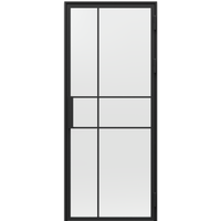 Skrzydło PORTA LOFT STALOWE Model 4 / Czarny struktura