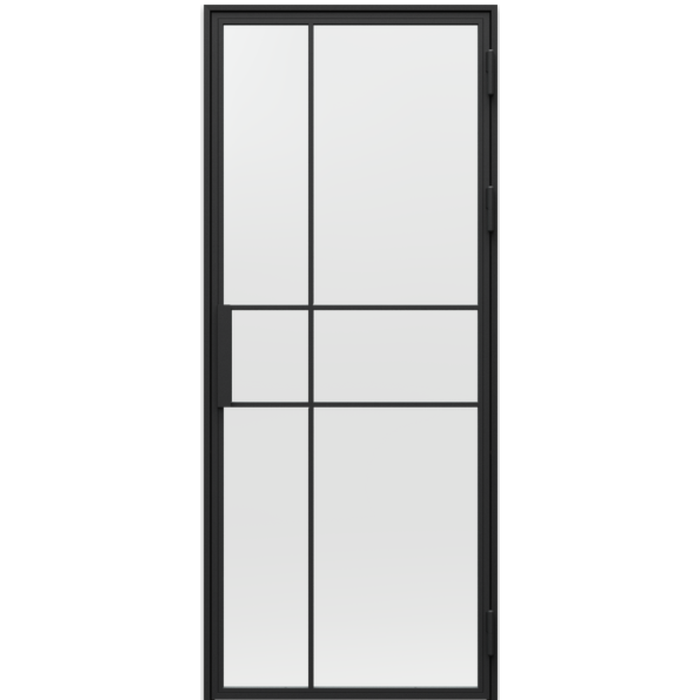 Skrzydło PORTA LOFT STALOWE Model 4 / Czarny struktura