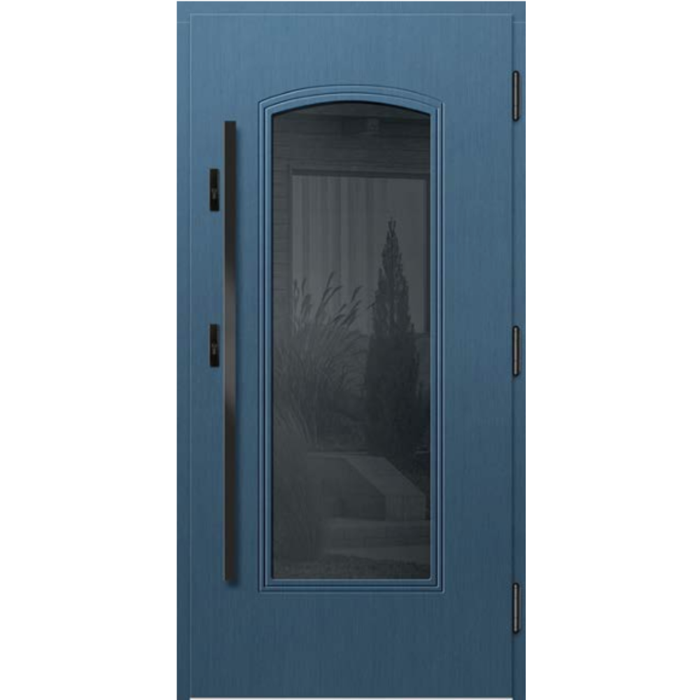 Drzwi ERKADO DREWNIANE MODERN Model P197 / RAL 5009 (AZURE BLUE)
