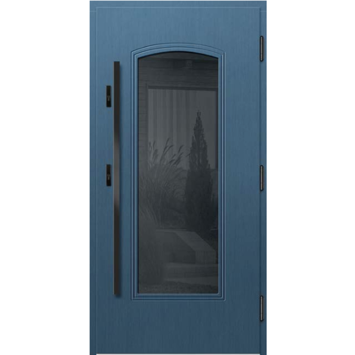 Drzwi ERKADO DREWNIANE MODERN Model P197 / RAL 5009 (AZURE BLUE)