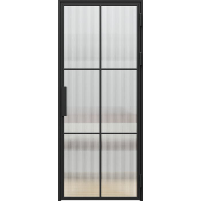 Skrzydło PORTA LOFT STALOWE Model 1 / Czarny struktura