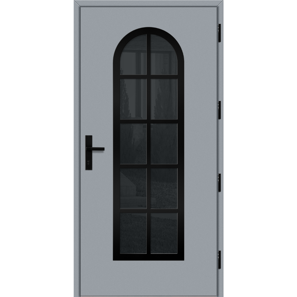 Drzwi ERKADO ROTTERDAM Model 4 / Szary / Pakiet THERMO HOT 78