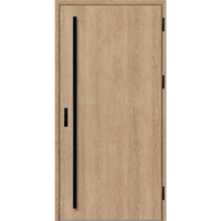 Drzwi ERKADO SOLID / Dąb Surowy / Pakiet THERMO HOT 78
