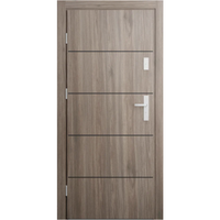 Drzwi INTERDOOR TOWER Model 0 wzór ALBA 4 / Orzech Rozjaśniony