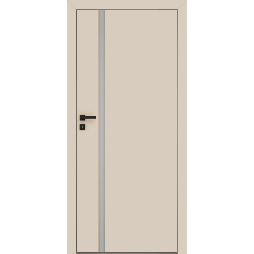 Skrzydło DRE VETRO Model E / Latte / Szyba Mat