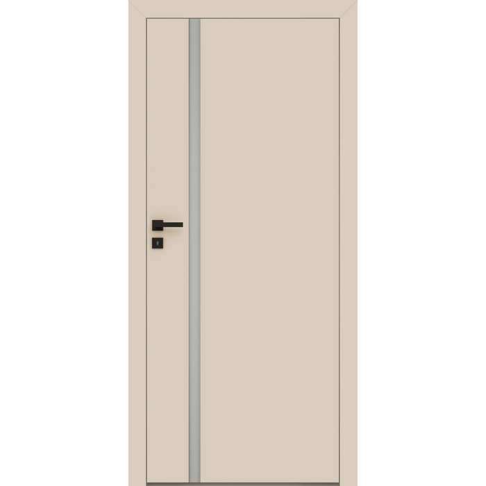 Skrzydło DRE VETRO Model E / Latte / Szyba Mat