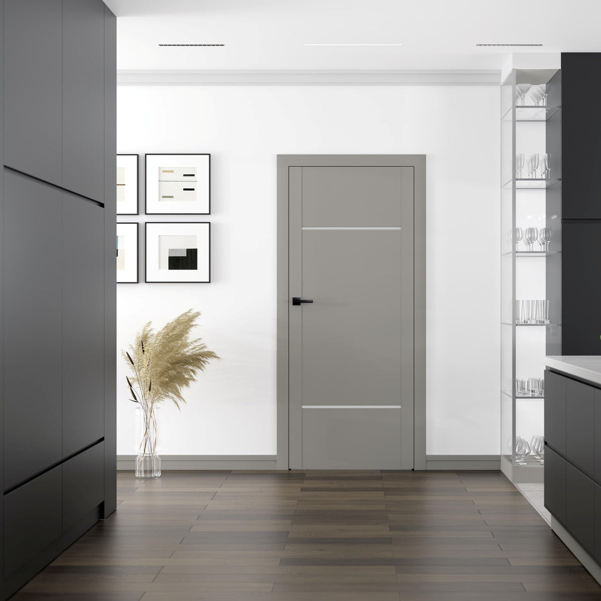 Skrzydło DRE OTTO Model 4 / Warm Grey Mat