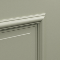 Drzwi PORTA THERMO RETRO Model R.1 / Oliwkowy Szary / Pakiet STANDARD