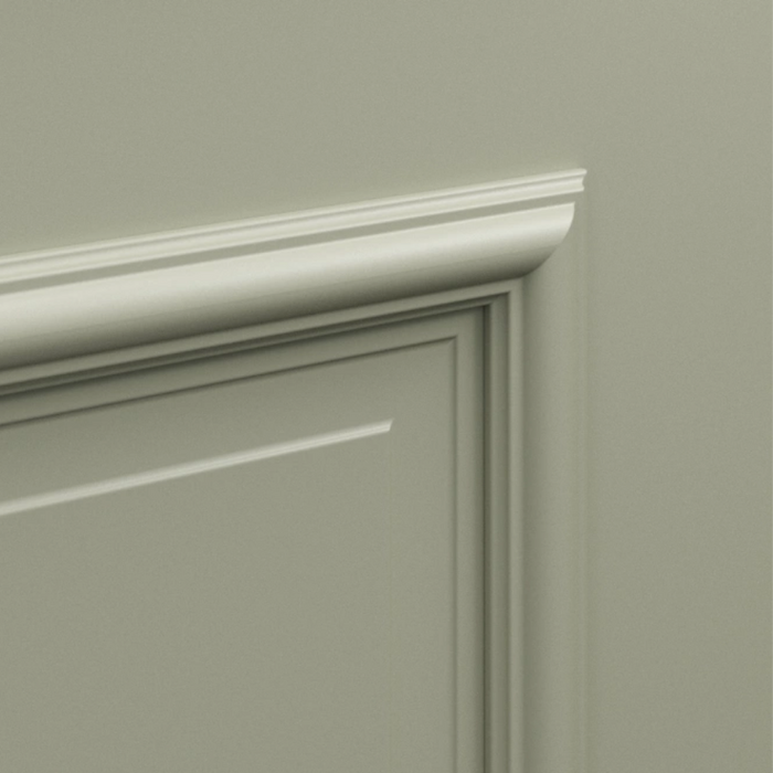 Drzwi PORTA THERMO RETRO Model R.1 / Oliwkowy Szary / Pakiet STANDARD