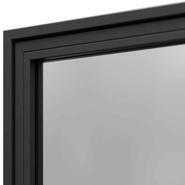 Skrzydło PORTA LOFT STALOWE Model 2 / Czarny struktura