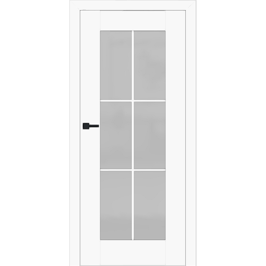 Skrzydło DRE ESTRA Model 12 / Biały Mat / Szyba Mat