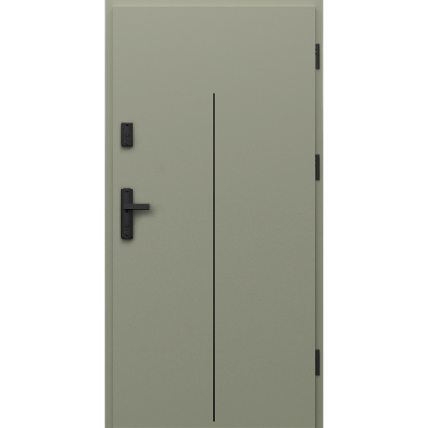 Drzwi PORTA THERMO LINE Model L.4 / Oliwkowy Szary / Pakiet OPTIMUM