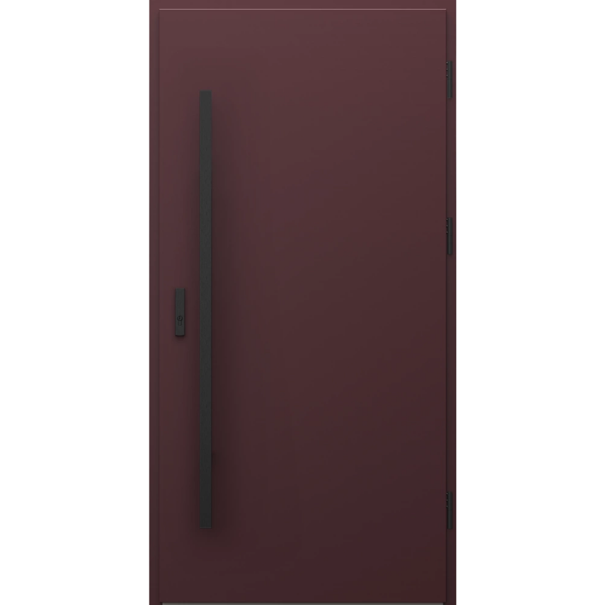 Drzwi PORTA THERMO MODERN Model M.1 / Bordowy / Pakiet OPTIMUM ENERGY
