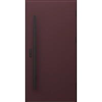 Drzwi PORTA THERMO MODERN Model M.1 / Bordowy / Pakiet OPTIMUM ENERGY