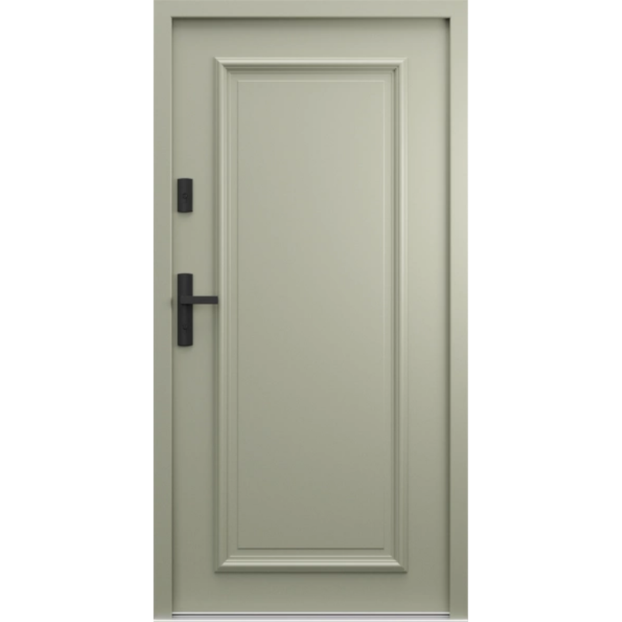 Drzwi PORTA THERMO RETRO Model R.1 / Oliwkowy Szary / Pakiet STANDARD