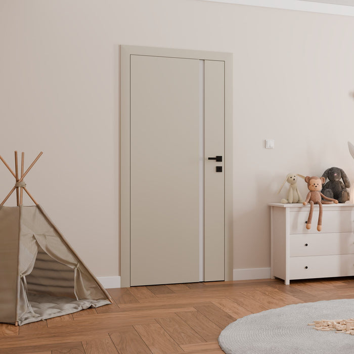 Skrzydło DRE VETRO Model E / Latte / Szyba Mat